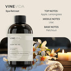 VINEVIDA [128 Oz] Spa Retreat Fragrance Oil for Cold Air Diffusers - Essential Oils for Diffuser Oil Refill & Air Freshener Room Spray