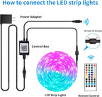 100ft Outdoor LED Strip Lights Waterproof,IP68 Outside Led Light Strips Waterproof with APP/Remote Control,Music Sync RGB Exterior Led Rope Lights for Bedroom roof Garden Staircase Parties