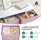 YITAHOME Dresser for Bedroom with 9 Drawers, Closet Dresser & Chest of Drawers for Living Room, Closets - Sturdy Steel Frame, Wooden Top & Easy Pull Fabric Bins