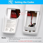 Replacement Remote for Hampton Bay Ceiling Fan Remote Control,with Up Down Light Control Dimmer 3-Speed, for UC7078T CHQ7078T UC7083T CHQ7083T L3H2010FANHD Fan-HD6UDL(Remote Only)