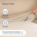 Queen 6 Piece Sheet Set - Comfy Breathable & Cooling - Ultra Soft Hotel Luxury Bedding Set w/ 8-16 Inch Deep Pockets - 1 Flat & 1 Fitted Sheet & 4 Pillowcases - Cozy, Wrinkle Free & Easy Care - Cream
