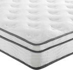 Modway Jenna 8” Innerspring and Memory Foam Queen Mattress With Individually Encased Coils
