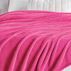 Walensee Fleece Blanket Plush Throw Fuzzy Lightweight (King Size 108x90 Hot Pink) Super Soft Microfiber Flannel Blankets for Couch, Bed, Sofa Ultra Luxurious Warm and Cozy for All Seasons