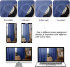 Chyhomenyc Royal Blue Sheer Curtains 78 Inches Long 2 Panels Set for Living Room, Light Filtering Voile Lightweight Bedroom Curtains, Rod Pocket Solid Window Treatment Drapes, Each 42W x 78L