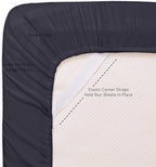Queen Sheets Navy - 6 Piece 1500 Supreme Collection Fine Brushed Microfiber Deep Pocket Queen Sheet Set Bedding - 2 Extra Pillow Cases, Great Value, Queen, Navy