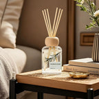 Reed Diffusers for Home, Bamboo Rain Scent 100ml （3.38oz） | Long-Lasting Natural Scented Oil for Use in Home, Bathroom, Office & Room Decor | Aromatherapy Air Freshener