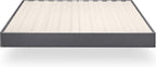 ZINUS Upholstered Metal and Wood Box Spring, 7.5 Inch Mattress Foundation, Easy Assembly, Fabric Paneled Design, Queen