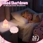 Cute Hippo Gifts for Kids,Pink Hippo Night Light, Dimmable Silicone Animal Nursery Night Light, Adorable Rechargeable Squishy Touch Lamp, Hippopotamus Gifts for Boys Girl Baby Room Decor