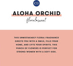 Capri Blue Aloha Orchid Reed Diffuser Set - Includes Scented Diffuser Oil, Diffuser Sticks, and Mercury Iridescent Glass Bottle - Scent Diffusers for Home (5.7 fl oz)