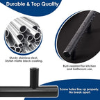 HBL' 60 Pack | 3 Inch Center to Center Matte Black Cabinet Pulls Kitchen Cabinet Handles,Made of Stainless Steel,Ideal for Cabinet,Drawer,Cupboard and Wardrobe.