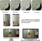 Chyhomenyc Sage Green Sheer Curtains 84 inches Long 2 Panels, Light Filtering Soft Window Treatment Voile Drapes for Living Room Bedroom, Each 42Wx84L,2 PCS