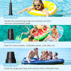 Portable Electric Air Mattress Pump, Rechargeable 4000mAh Battery Air Pump - Quick-Fill Air Inflator Deflator for Outdoor Camping Inflatable Bed Pool Boat Float Raft Swimming Rings Snow Tube