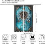 Viking Curtains Viking Totem Curtains Ancient Scandinavian Bedroom Living Room Decoration 2 Panel Groups W42 * L63 Inch