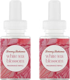 Pura & Tommy Bahama Home Scent Refill - Smart Home Air Diffuser - Up to 120-Hours of Luxury Fragrance per Refill - Home Essential - Clean & Safe Diffuser Fragrance - 2 Pack, White Tea Blossom