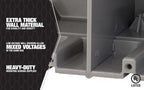 Southwire MSBMMT3G 3 Gang Multi Mount Device Box with Depth Adjustable; Heavy Duty 42lb; Gray