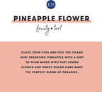 Capri Blue Reed Diffuser - Reed Diffuser Set Includes Scented Oil, Sticks, and Mercury Iridescent Glass Bottle - Home Decor Room Fresheners - Pineapple Flower (5.7 fl oz)