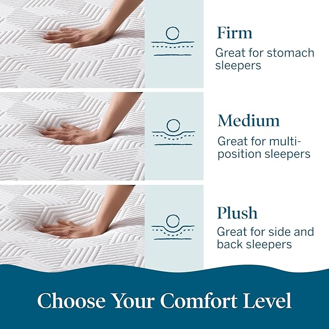 Lucid 10 Inch Memory Foam Mattress - Firm Feel - Infused with Refreshing Bamboo Charcoal and Cooling Gel - Bed in a Box - Temperature Regulating - Pressure Relief - Breathable - California King Size