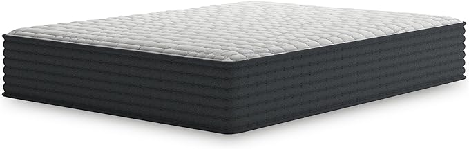 Signature Design by Ashley Hybrid 1200 12" Firm Moisture Wicking Mattress, Charcoal-Infused Gel Memory Foam, Edge Support for Pressure Relief, Temperature Regulating, California King, Fiberglass Free
