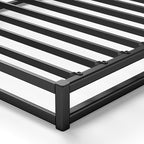 ZINUS Quick Lock Metal Smart Box Spring, 4 Inch Mattress Foundation, Strong Metal Structure, Easy Assembly, Twin, White