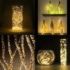 Lighting EVER Plug in Fairy Lights with Switch 66 ft 200 LED String Lights, Warm White Copper Wire Lights Waterproof Indoor Outdoor Decorative Fairy Lights for Bedroom, Patio, Garden, Balcony, Dorm