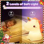 Unicorn Toys, Night Light for Kids Night Light,16 Colors+Silicone+Dimmable+12 Hours Use Nightlight for Kids Room,Unicorn Toys for Girls Age 4-6, Christmas Gifts for Baby,Adults,Toddler Girl Room Decor
