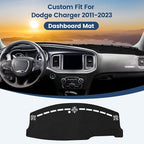 Dash Cover Custom Fit for Dodge Charger 2011-2023 Dashboard Cover Nonslip Dash Mat Protector Sunshade No Glare Black