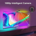 RadiantFlux Smart TV LED Backlight,12.5ft LED Strip Light,LED Light for 40-60 Inch TV,Lights Sync with Screen and Music, Remote Control and Smart APP Control,Smart Lighting for Movies,Games