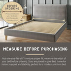Hercules Xtreme Bed Support Slats, Heavy-Duty Solid Pine Wood Bunkie Board, Full Size