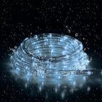 LED Rope Light, 20Ft LED Strip Lights Outdoor Waterproof Decorative Lighting for Indoor/Outdoor Decorations, Deck, Patio, Party and Bedroom Decorations (Cold White)