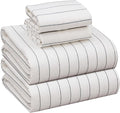RUVANTI Flannel Sheets King Size - 100% Cotton Brushed King Size Sheets Set - Deep Pockets 16 Inches Bed Sheets - All Seasons Breathable & Extra Soft - Warm & Cozy, 4 Piece, Running Dots