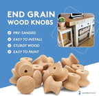 Woodpeckers 3/4 End Grain Knob Pack of 100