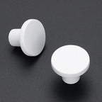 Ravinte 3 Pack Cabinet Knobs White Kitchen Cabinet Knobs Round Dresser Drawer Pulls Closet Door Pulls 1-1/5 Inch