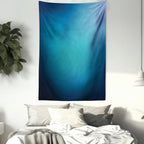 Ambesonne Navy Blue Tapestry, Abstract Vibrant Shaded Digital Color on Plain Background Bohemian Print, Wall Hanging for Bedroom Living Room Dorm, 60" X 80", Turquoise Navy