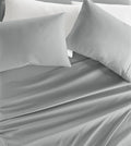 Linen Market Double-Brushed Microfiber Twin XL Sheet Set 3 Piece – Oeko-TEX Certified Ultra Soft & Wrinkle-Free - 16" Deep Pocket Sheets - Easy Care Twin XL Size - Light Gray