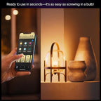 Philips Hue Smart LED A19 Bulb, White & Color Ambiance, E26 Base, 7.2W, Full Spectrum Light 1000K-20000K, 810 Lumens, Dimmable, Works with Alexa, Google,& Apple Home,2pk