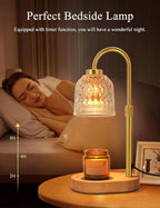 Candle Warmer Lamp with Timer Dimmable, Adjustable Lamp Candle Warmer, Birthday Gifts for Women Mom, Wax Warmer Lamp for Scented Jar, House Warming Gifts New Home Decor
