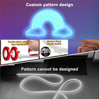 Cozylady RGB Neon LED Rope Lights, Waterproof Bluetooth APP Remote Control Music Sync Strip Lights, 24V Flexible DIY Silicone Light for Bedroom Home Indoor Outdoor Decor (15M/50Ft)