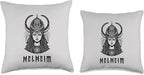 Nordic Vikings Legends Old Norse Mythology Gods Nordic Scandinavian Legends Old Norse Mythology Gods Helheim Throw Pillow, 18x18, Multicolor