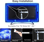 DAYBETTER Led Lights for TV 55 inch,12.5 ft TV Led Backlight 65 inch TV Led Lights,USB Led Strip Lights for TV 55-65 inch with Remote,TV Lights Behind Change with TV,Ambient Lighting,Gaming Room Decor
