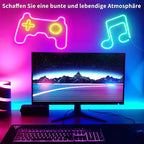 132FT Led Neon Rope Lights Control with App/Remote,Flexible Led Rope Lights,Multiple Modes,IP65 Outdoor RGB Neon Lights Waterproof,Music Sync Gaming Led Neon Strip Lights for Bedroom Décor