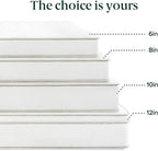 ZINUS 10 Inch Foam and Spring Hybrid Mattress [New Version], Full, Fiberglass Free, Medium Firmness, Durable Support, Certified Safe Foams & Fabric, Mattress in A Box