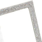 Folding Cosmetic Mirror, High Definition Innovative Rhinestone Portable Makeup Mirror Travel PU Portable Adjustable Rectangular Vanity Mirror for Dormitory Desktop