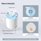 FLEXTAILGEAR Tiny Portable Air Pump Ultra-Mini, with 1300mAh Battery USB Rechargeable to Inflate Deflate for Pool Floats Air Bed / Mattress Swimming Ring Vacuum Storage Bags