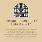 Hercules 4 Inch Low Profile Foundation Mattress Box Spring Replacement, Twin