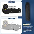 Dashboard Cover Mat Custom Fit for Subaru Outback 2020 2021 2022 2023 2024 2025 Dash Cover Nonslip Dash Mat Protector Sunshade No Glare Black