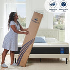Molblly Twin XL Mattress,10 Inch Cooling-Gel Memory Foam Mattress Bed in a Box,Bed Supportive & Pressure Relief, 38" X 78"
