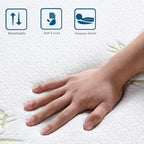 Inofia Queen Folding Mattress, 6 Inch Trifold Memory Foam Mattress with Ultra Soft Removable Cover, Foldable & Portable Queen Size Bed (78" x 58" x 6")
