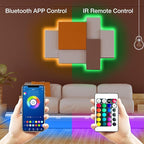 phopollo Led Strip Light, 25ft led Light Strips with Remote & App,Music Sync Mode with Mic, Smart Flexible 24V Led Lights for Bedroom Ceiling, Party,Stairs,USB Powered
