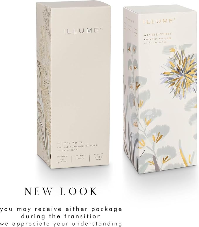 ILLUME Refillable Aromatic Diffuser, Winter White