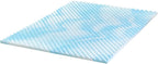 ZINUS 1.5 Inch Swirl Gel Cooling Memory Foam Mattress Topper, Smaller, More Convenient WonderBox Packaging, Cooling, Airflow Design, CertiPUR-US Certified, Full